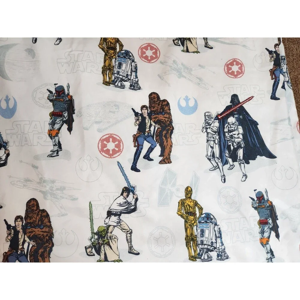 Kohls Star Wars Twin Sheet Light & Dark Side Characters & Starships 2016